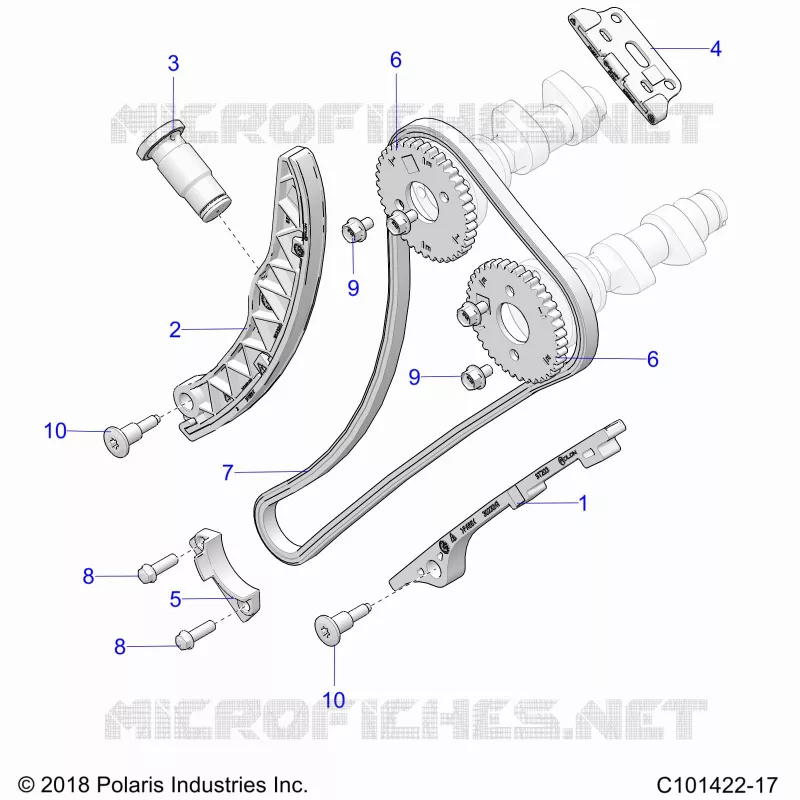 CAM CHAIN AND SPROCKET