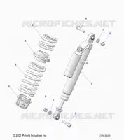 SUSPENSION, FRONT SHOCK MOUNTING