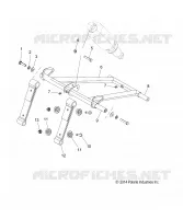 SUSPENSION, FRONT TORQUE ARM