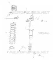 FRONT SUSPENSION SHOCK MOUNTING
