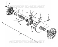 DRIVE CLUTCH ASSEMBLY 440 E942760 AND 440 SKS E942560 (49273927390027)