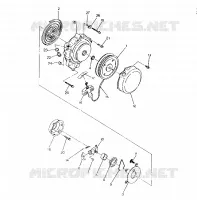 RECOIL STARTER ASSEMBLY 250 6X6 / W928727 (4922842284049A)
