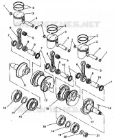 PISTON   CRANKSHAFT STORM E940782 AND STORM SKS E940582 (49274427440034)