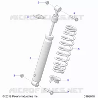 SUSPENSION, REAR SHOCK