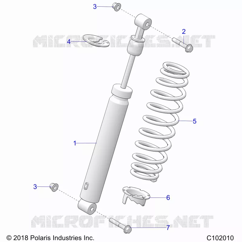 SUSPENSION, REAR SHOCK