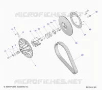 DRIVE TRAIN, SECONDARY CLUTCH