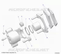 BRAKES, REAR CALIPER