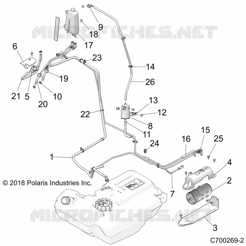 FUEL SYSTEM, LINES, EVAP