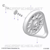 DRIVE TRAIN, SECONDARY CLUTCH