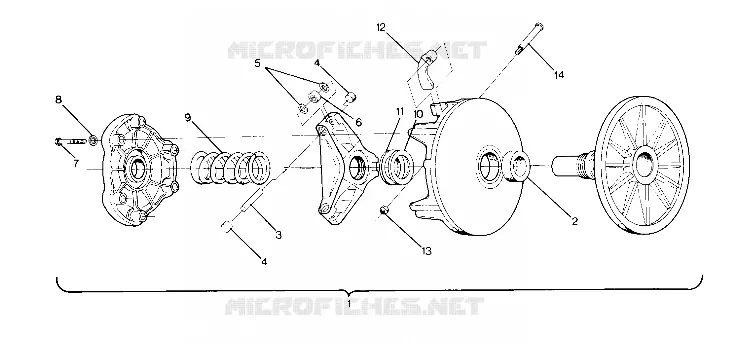 DRIVE CLUTCH LTR/STARTRAK (4914141414017A)