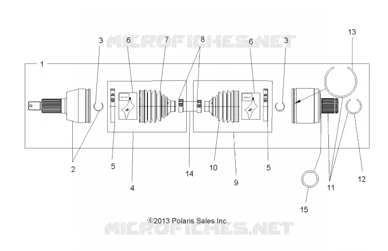 DRIVE TRAIN, DRIVE REAR SHAFT