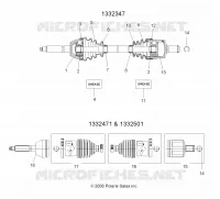 DRIVE SHAFT, FRONT