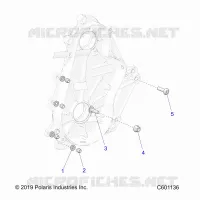 DRIVE TRAIN, CHAINCASE MOUNTING