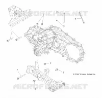 DRIVE TRAIN, MAIN GEARCASE MOUNTING