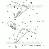 FRONT SUSPENSION A-ARMS