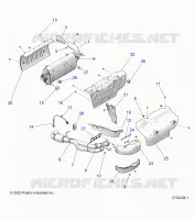 ENGINE, EXHAUST SYSTEM