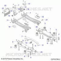 SEAT MOUNTING, FRONT