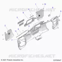 DASHBOARD LOWER RC