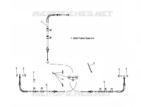 PARKING BRAKE LOCK CABLES (6X6)