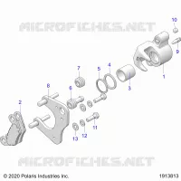 BRAKES, BRAKE FRONT BRAKE CALIPER