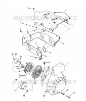 BLOWER HOUSING    RECOIL STARTER SPORT 0980443 AND SPORT TOURING 0980243 (4942054205C013)