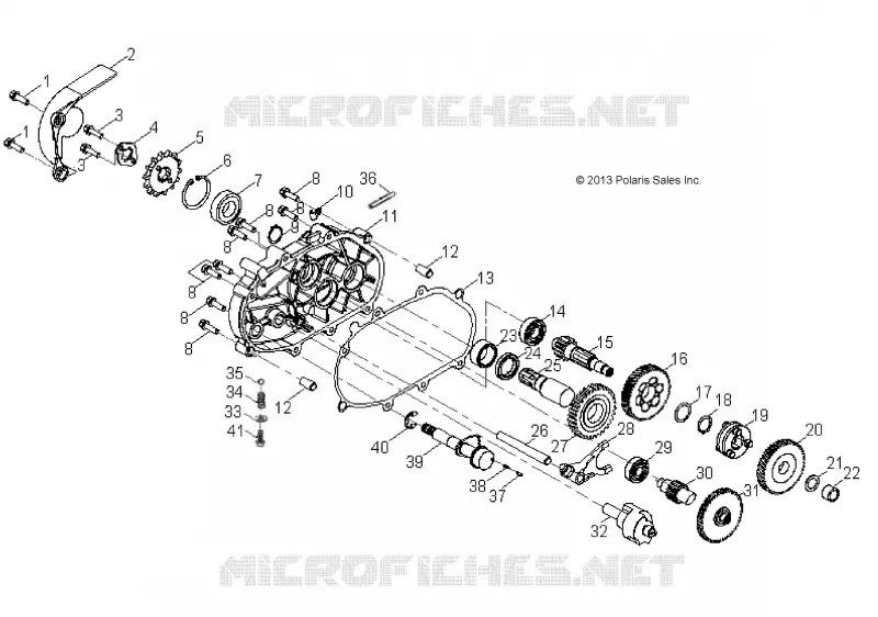 DRIVE TRAIN, TRANSMISSION -A16YAK09AF (49ATVTRANSMISSION14SP90)