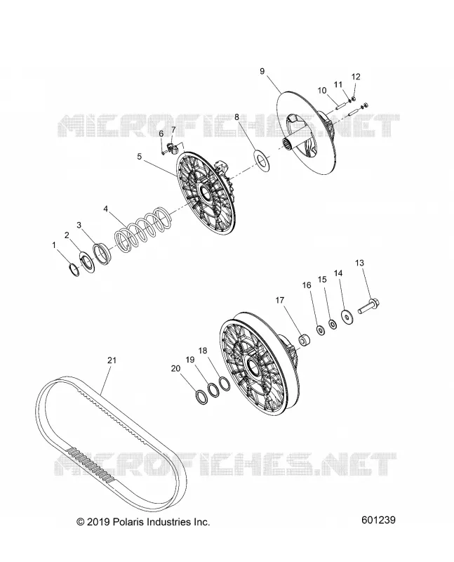 DRIVE TRAIN, CLUTCH, SECONDARY