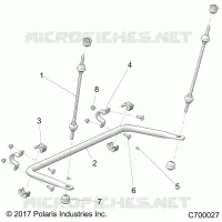 SUSPENSION, REAR STABILIZER BAR