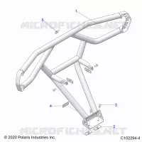 REAR BODYWORK BUMPER, TRAIL
