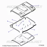 ROOF, LINER AND SEALS