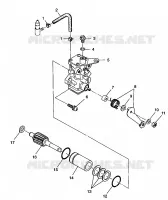 OIL PUMP TRAIL BLAZER W98BA25C (4945464546C012)