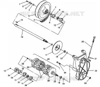 DRIVE TRAIN ASSEMBLY XLT E940767,  XLT SP E940667    XLT SKS E940567 (49274227420018)