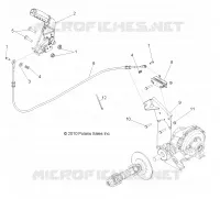 PARKING BRAKE BRAKE ASM.
