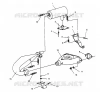 EXHAUST SYSTEM 600 XCR 0961676 AND EUROPEAN 600 XCR E961676 (4932123212C002)