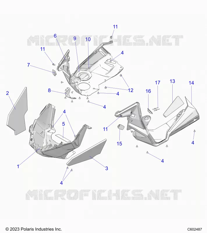 NOSEPAN ASM./FENDERS