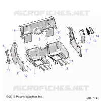 REAR BODYWORK CLOSEOFF AND FENDERS