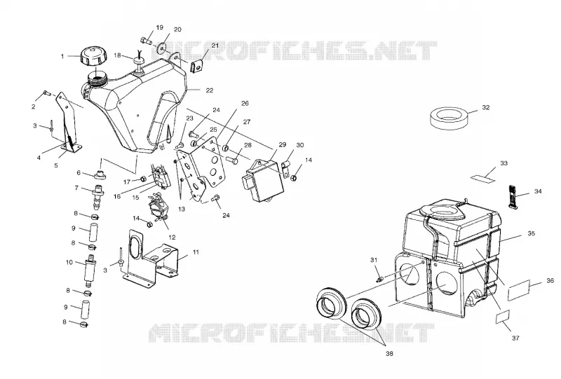 OIL TANK   AIR BOX