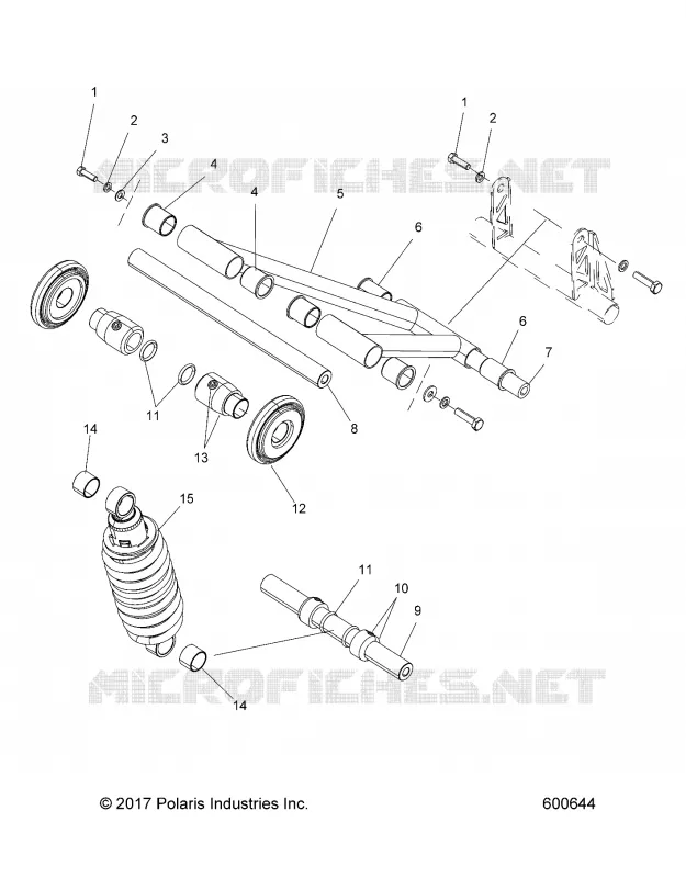 SUSPENSION, REAR TORQUE ARM