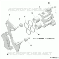 FRONT BRAKE CALIPER