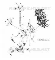 REAR MASTER CYLINDER   FOOT PEDAL