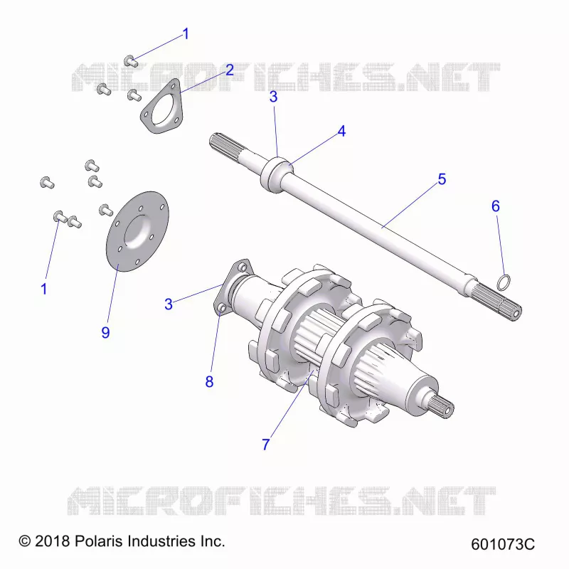 DRIVE TRAIN, JACKSHAFT AND DRIVE SHAFT