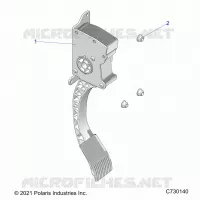 ENGINE, THROTTLE PEDAL
