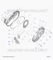 DRIVE TRAIN, CLUTCH COVER, INNER/OUTER