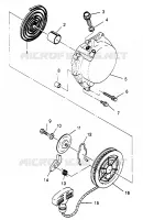 RECOIL STARTER XPRESS 300 W969530 AND XPRESS 400 W969540 (4935923592D008)