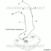 BODY, FUEL LINES, STD.