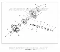 DRIVE TRAIN, REAR GEARCASE INTERNALS