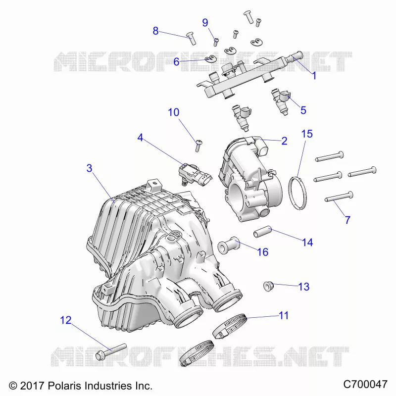 ENGINE, AIR INTAKE MANIFOLD
