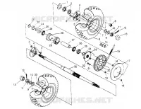 REAR WHEEL DRIVE ASSEMBLY XPLORER 4X4 W959140 (4930223022C008)