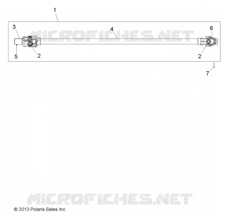 DRIVE TRAIN, FRONT PROP SHAFT