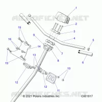 STEERING, H-BAR, STEERING POST, GRIPS